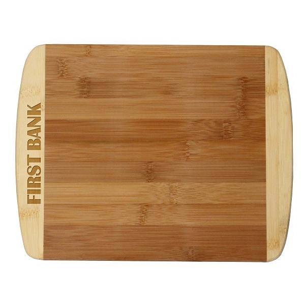 Two-Tone bamboo cutting board with contrasting border.... from ASI 91565 Totally Bamboo
