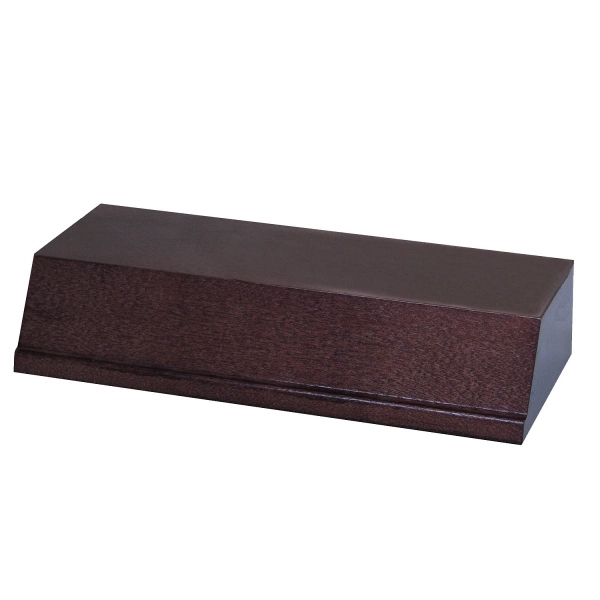 Wood Base, 6 x 2.85 x 1.25"... from ASI 88156 Solid Dimensions Inc / Solid Dimensions Line