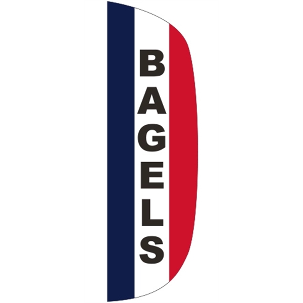 3 x 10' Bagels message feather flag, flutter style.... from ASI 80228 Quinn