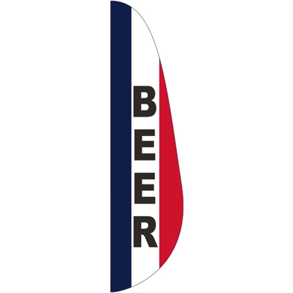 3 x 12' Beer message feather flag, feather style.... from ASI 80228 Quinn