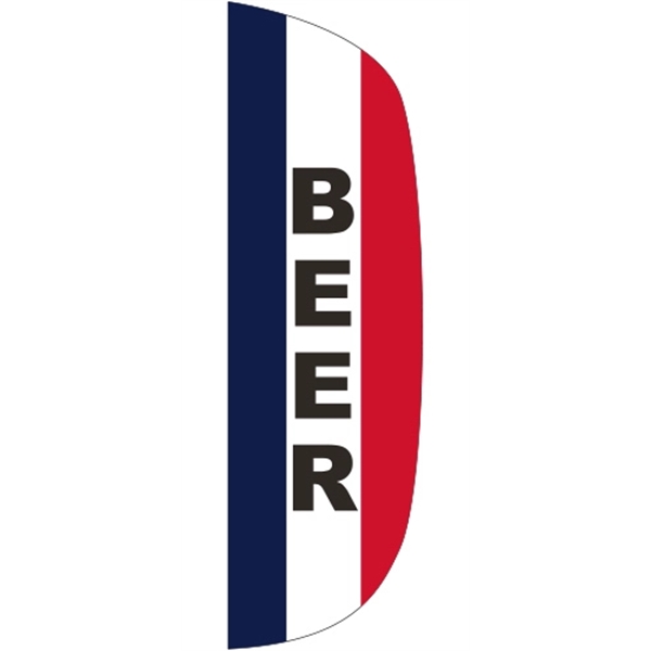 3 x 10' Beer message feather flag, flutter style.... from ASI 80228 Quinn