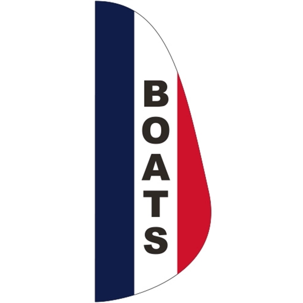 3 x 8' Boats message feather flag, feather style.... from ASI 80228 Quinn