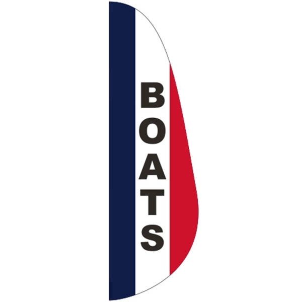 3 x 10' Boats message feather flag, feather style.... from ASI 80228 Quinn