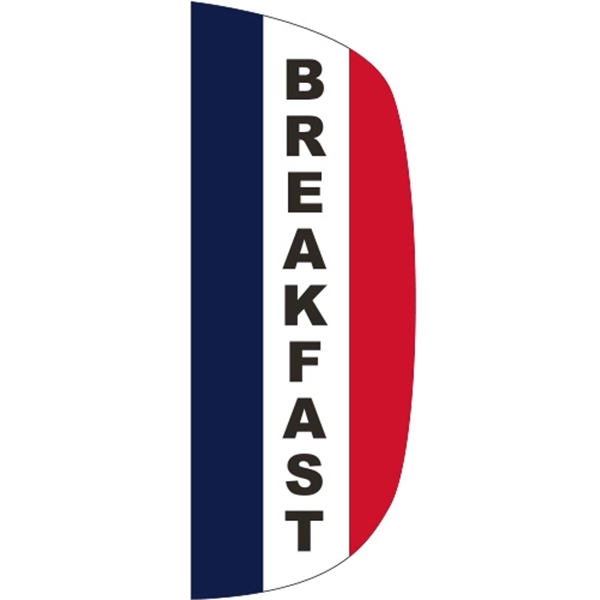 3 x 8' Breakfast message feather flag, flutter style.... from ASI 80228 Quinn