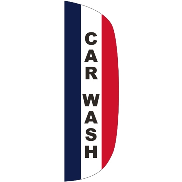 3 x 10' Car Wash message feather flag, flutter style.... from ASI 80228 Quinn