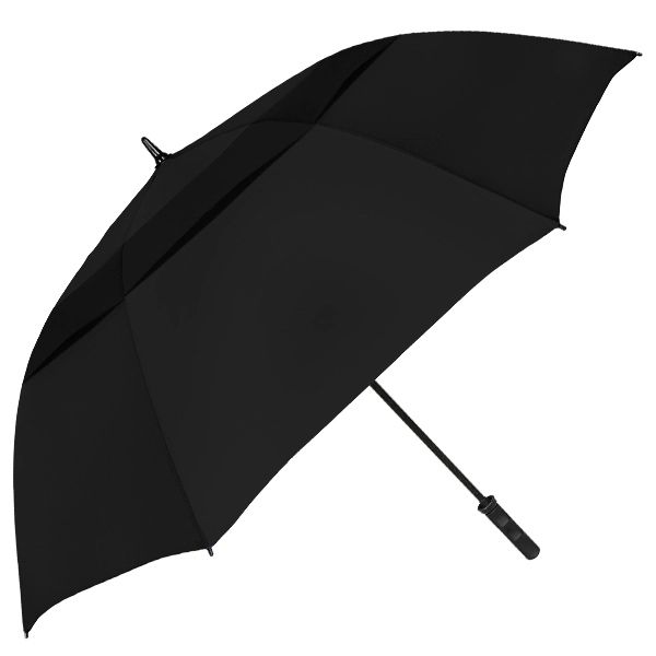 Automatic opening golf umbrella with 64" vented canopy arc and fiberglass... from ASI 89955 StrombergBrand / Stromberg Brand Stromberg