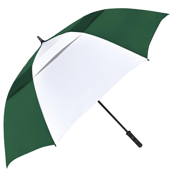 Automatic opening golf umbrella with 64" vented canopy arc and fiberglass... from ASI 89955 StrombergBrand / Stromberg Brand Stromberg