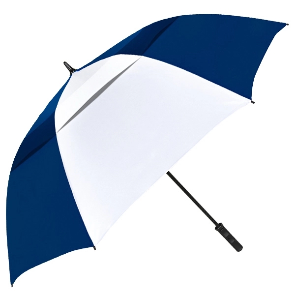 Automatic opening golf umbrella with 64" vented canopy arc and fiberglass... from ASI 89955 StrombergBrand / Stromberg Brand Stromberg