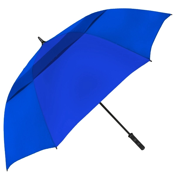 Automatic opening golf umbrella with 64" vented canopy arc and fiberglass... from ASI 89955 StrombergBrand / Stromberg Brand Stromberg