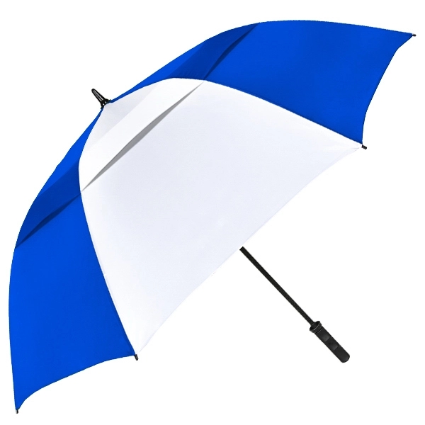 Automatic opening golf umbrella with 64" vented canopy arc and fiberglass... from ASI 89955 StrombergBrand / Stromberg Brand Stromberg