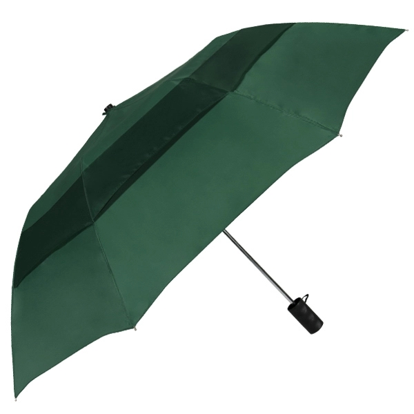 Vented folding umbrella with automatic opening and folds to 17" long.... from ASI 89955 StrombergBrand / Stromberg Brand Stromberg