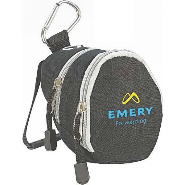 Music pouch with belt loop attachment, grip handle and carabiner headset... from ASI 46755 Cosmo Promos