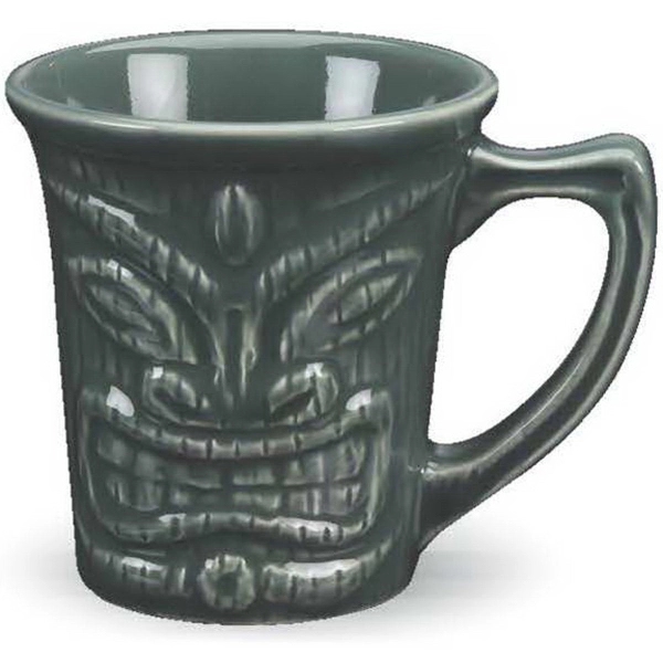 12 oz. ceramic tiki mug with flared lip.... from ASI 40261 Berney-Karp Inc / Creative Source