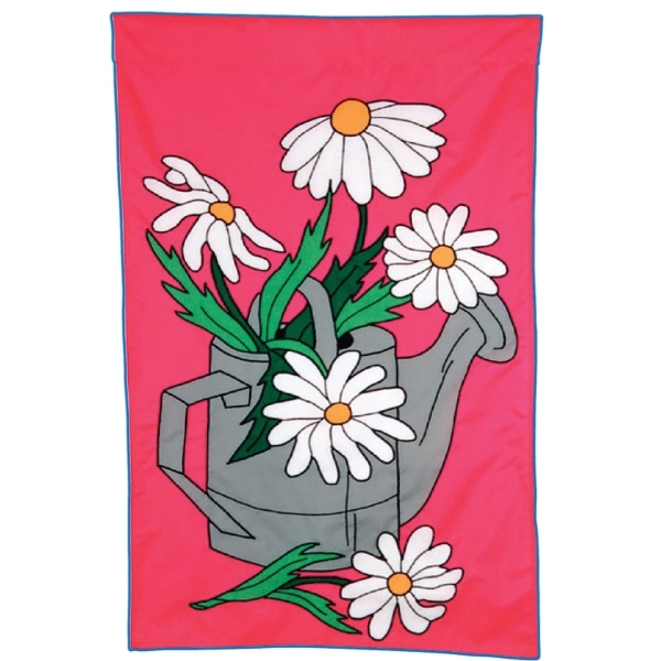 Flower/gardening themed stock design decorative applique flag; multiple sizes offered.... from ASI 31260 AdCapitol / The Flag Factory®