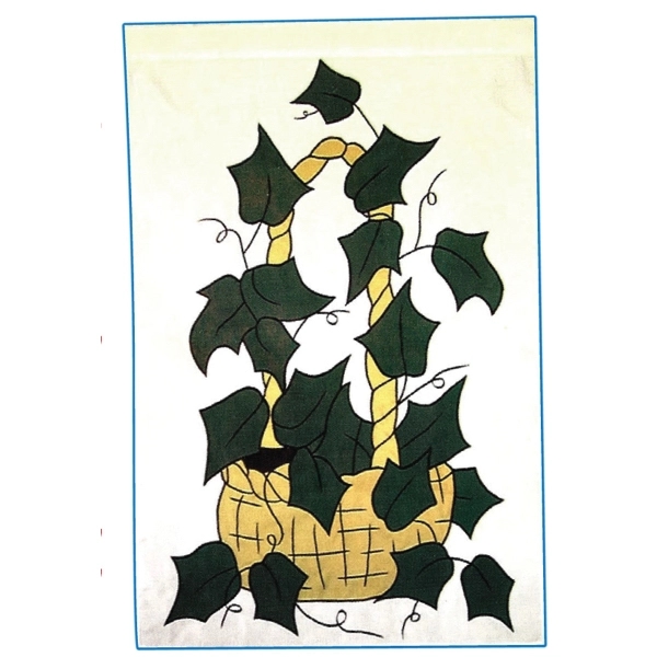 Flower/gardening themed stock design decorative applique flag; multiple sizes offered.... from ASI 31260 AdCapitol / The Flag Factory®