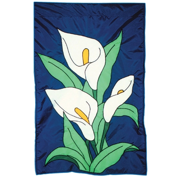Flower/gardening themed stock design decorative applique flag; multiple sizes offered.... from ASI 31260 AdCapitol / The Flag Factory®