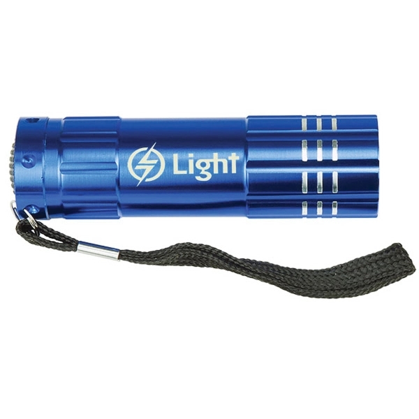 3 1/2" x 1" aluminum LED flashlight with nine LED bulbs... from ASI 43051 CPS / Keystone CPS CPS/Keystone