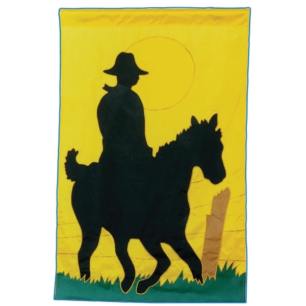 Farm stock design decorative applique flag; multiple sizes offered.... from ASI 31260 AdCapitol / The Flag Factory®