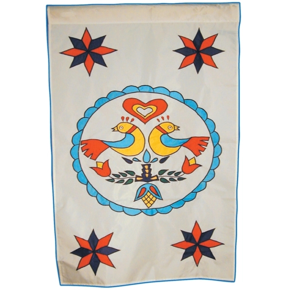Special occasion stock design decorative applique flag with double sided design.... from ASI 31260 AdCapitol / The Flag Factory®