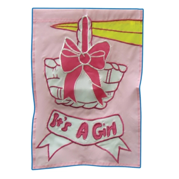 Special occasion stock design decorative applique flag with double sided design.... from ASI 31260 AdCapitol / The Flag Factory®