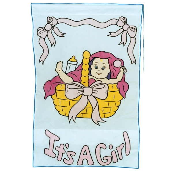 Special occasion stock design decorative applique flag with double sided design.... from ASI 31260 AdCapitol / The Flag Factory®