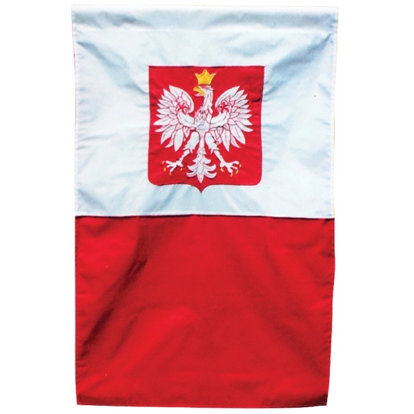 International stock design decorative applique flag; multiple sizes offered.... from ASI 31260 AdCapitol / The Flag Factory®