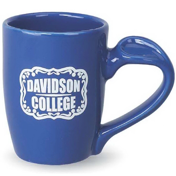 14 oz. ceramic mug with thumbprint handle.... from ASI 40261 Berney-Karp Inc / Creative Source