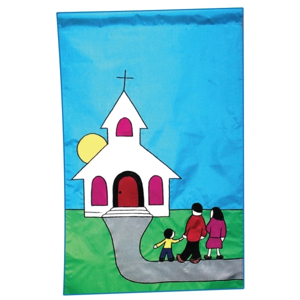 Religious stock design decorative applique flag.... from ASI 31260 AdCapitol / The Flag Factory®
