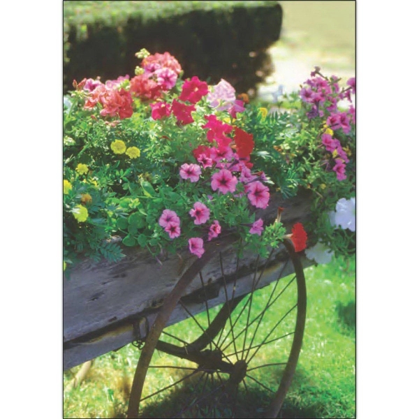 28" x 40" sublimated flag with two-sided antique flower cart design;... from ASI 31260 AdCapitol / The Flag Factory®