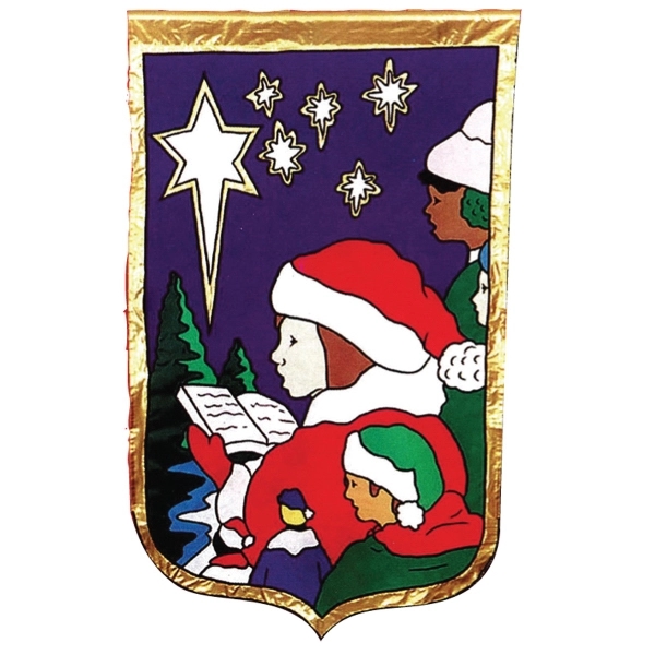 Christmas stock design decorative applique flag; multiple sizes offered.... from ASI 31260 AdCapitol / The Flag Factory®