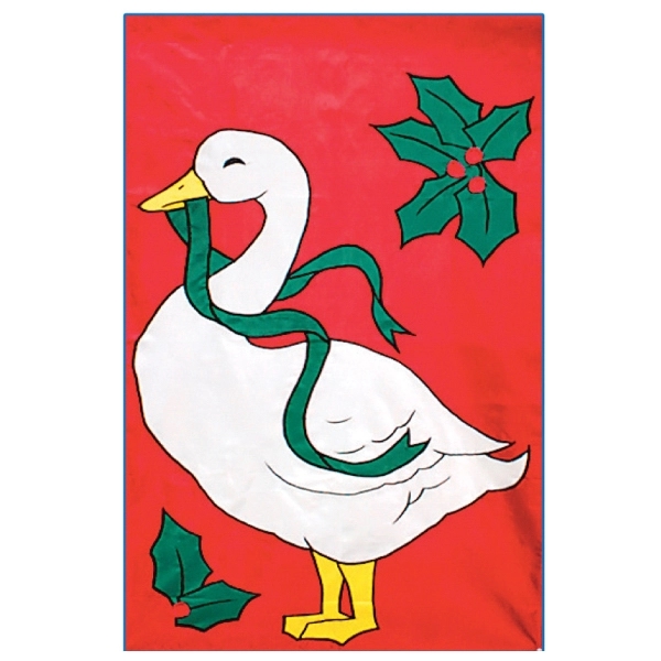 Christmas stock design decorative applique flag; multiple sizes offered.... from ASI 31260 AdCapitol / The Flag Factory®
