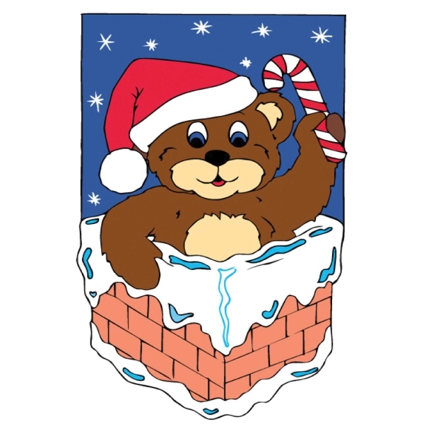 Christmas stock design decorative applique flag; multiple sizes offered.... from ASI 31260 AdCapitol / The Flag Factory®