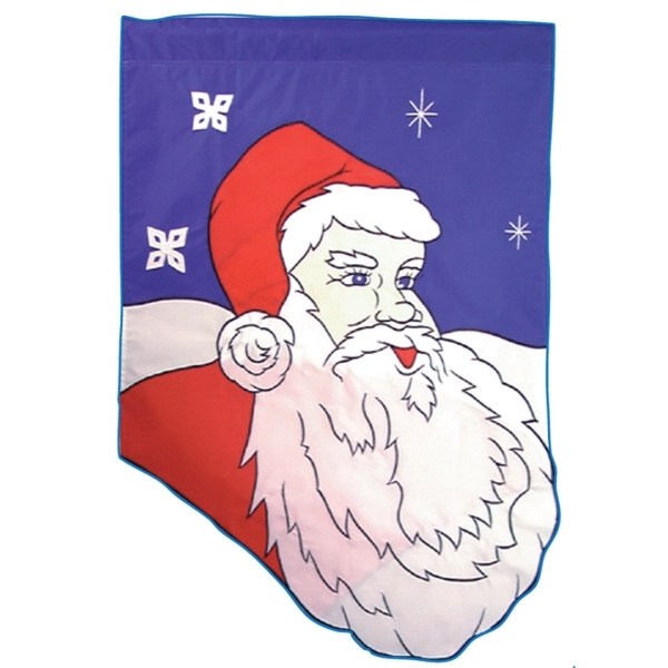 Christmas stock design decorative applique flag; multiple sizes offered.... from ASI 31260 AdCapitol / The Flag Factory®