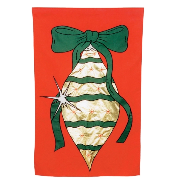 Winter holiday stock design decorative applique flags.... from ASI 31260 AdCapitol / The Flag Factory®