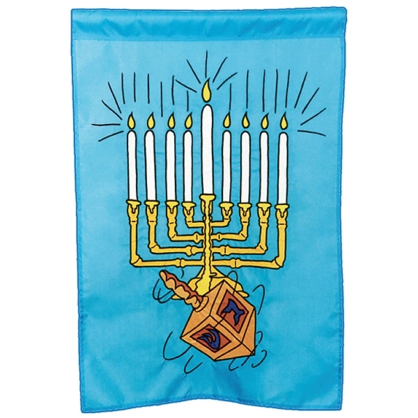 Winter holiday stock design decorative applique flags.... from ASI 31260 AdCapitol / The Flag Factory®