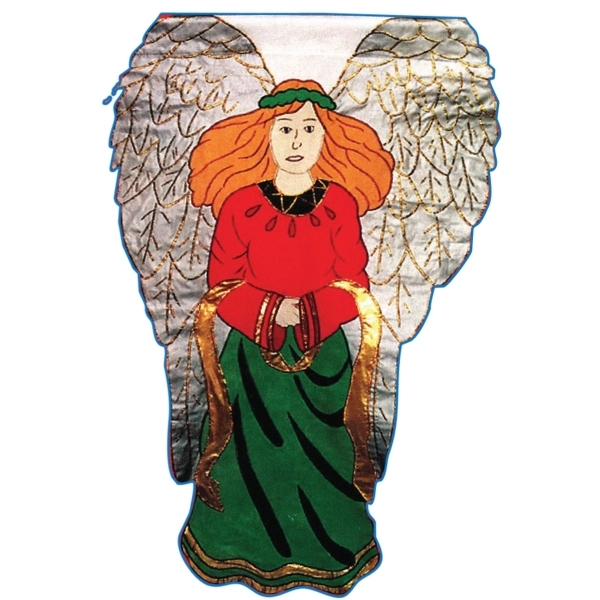 Winter holiday stock design decorative applique flags.... from ASI 31260 AdCapitol / The Flag Factory®