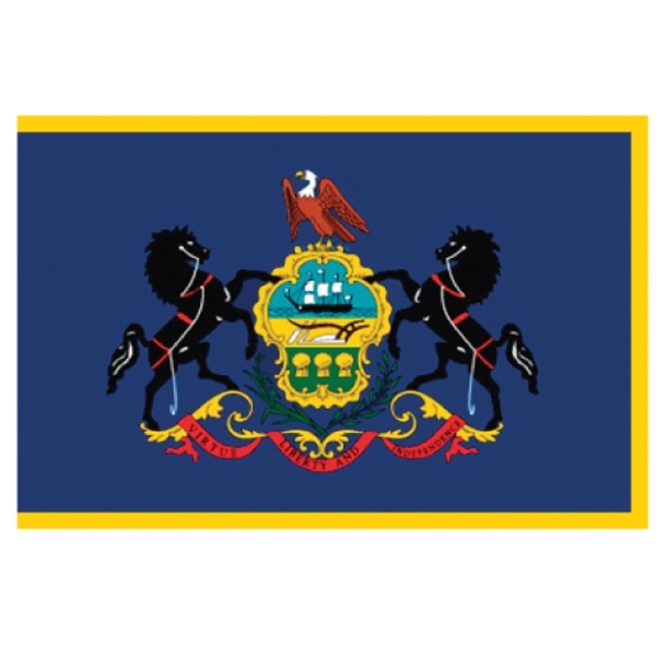 5' x 3' state and territorial flags with a 1" canvas... from ASI 31260 AdCapitol / The Flag Factory®