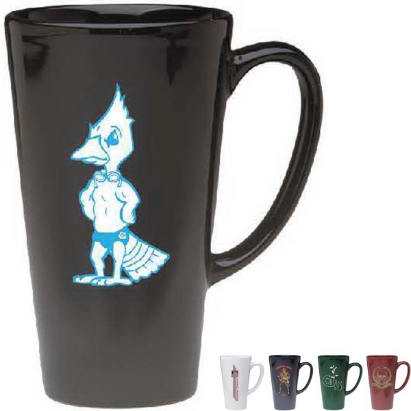 16 oz. CAFE Color Gloss Mug.... from ASI 36705 Archer's Decorative Glass Corp / Decorative Glass