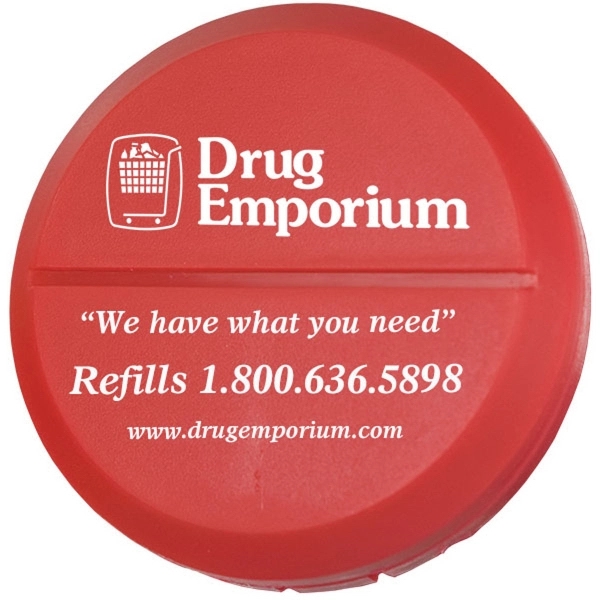 2 3/4" round polypropylene pill cutter offered in multiple product colors.... from ASI 43051 CPS / Keystone CPS CPS/Keystone