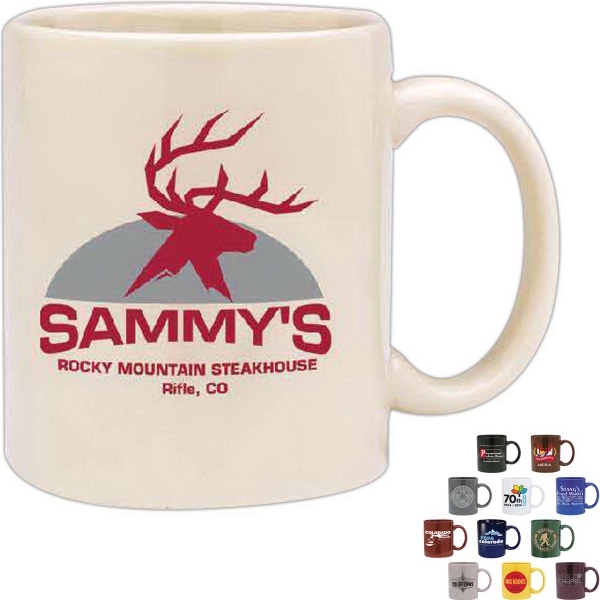 11 oz. ANCHOR Color Gloss Mug.... from ASI 36705 Archer's Decorative Glass Corp / Decorative Glass