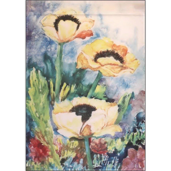 26" x 38" sublimated flag with two-sided spring flowers design; fits... from ASI 31260 AdCapitol / The Flag Factory®