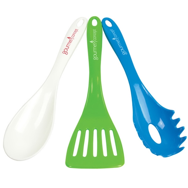Cooking set includes flipper, serving spoon and pasta server.... from ASI 55990 Garyline / GaryLine®