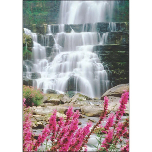 12" x 18" polyester garden size sublimated flag with two-sided summer... from ASI 31260 AdCapitol / The Flag Factory®