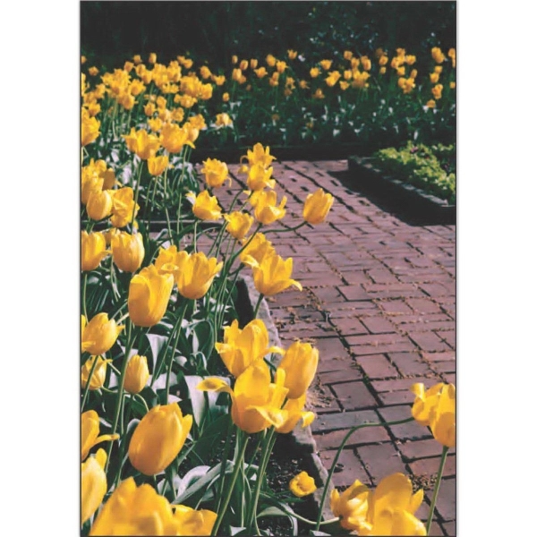 28" x 40" sublimated flag with two-sided tulip garden design; fits... from ASI 31260 AdCapitol / The Flag Factory®