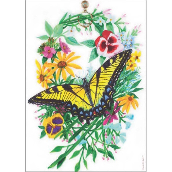 12" x 18" garden size sublimated flag with two-sided apple harvest... from ASI 31260 AdCapitol / The Flag Factory®