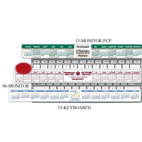 Computer keyboard calendar.... from ASI 78100 ZZ DROPPED - Pilgrim Plastic Products Inc / Pilgrim Plastics