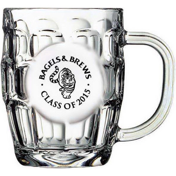 20 oz. Britannia glass mug.... from ASI 36705 Archer's Decorative Glass Corp / Decorative Glass