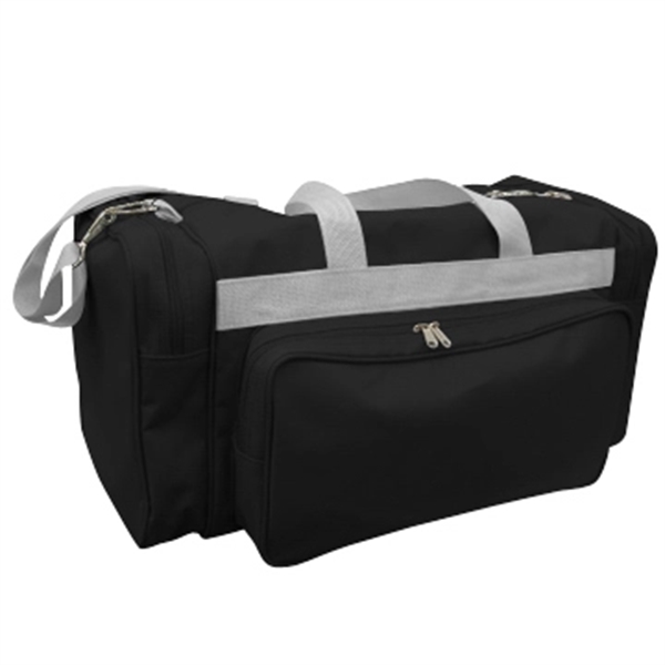 Order Custom Logo Poly Vacation Carryon Duffel Bags-Many Color Options-22x10.5x10.5. Union... from ASI 73775 Unionwear