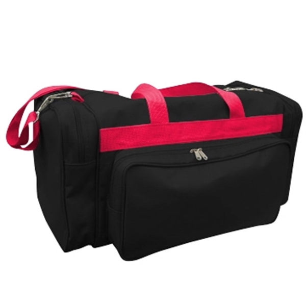 Order Custom Logo Poly Vacation Carryon Duffel Bags-Many Color Options-22x10.5x10.5. Union... from ASI 73775 Unionwear