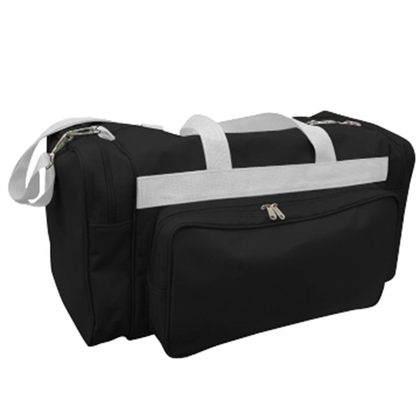Order Custom Logo Poly Vacation Carryon Duffel Bags-Many Color Options-22x10.5x10.5. Union... from ASI 73775 Unionwear